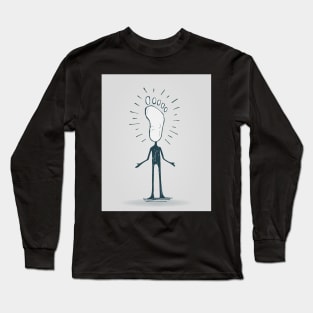 Pedestrian head illustration Long Sleeve T-Shirt